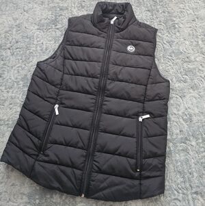 MICHAEL Michael Kors Black Puffer Vest Size M